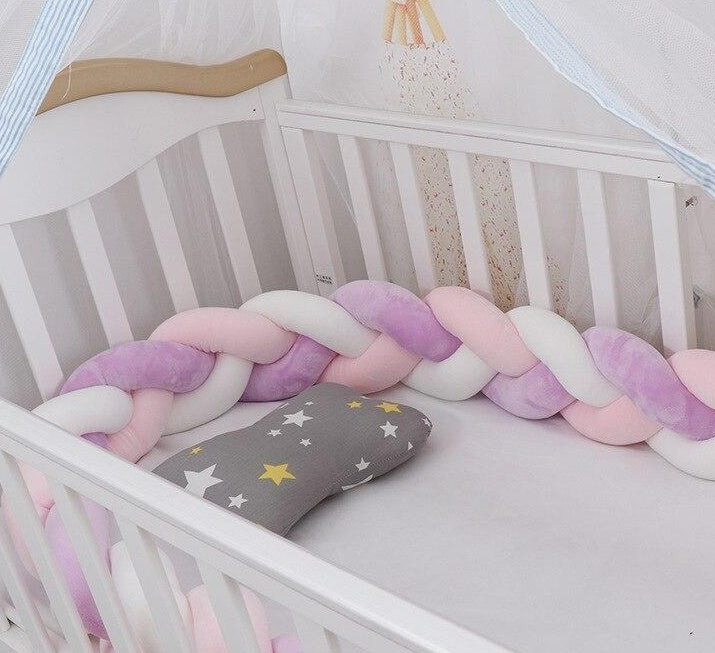 🌙Tresse de lit pour bébé — un cocon doux et personnalisable