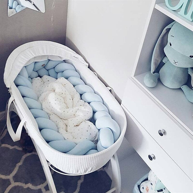 🌙Tresse de lit pour bébé — un cocon doux et personnalisable