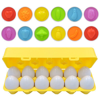 Jouet Éducatif Montessori 🧠🥚 – Œufs Intelligents d’Apprentissage pour Enfants | Tri des Formes & Couleurs 🎨
