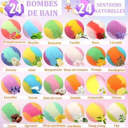 🌈✨ Bombes de Bain Lumineuses – Transformez le bain en moment magique ! 🛁💡